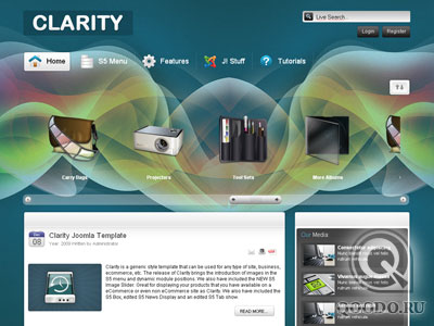 S5 Clarity - Шаблон для Joomla 1.5