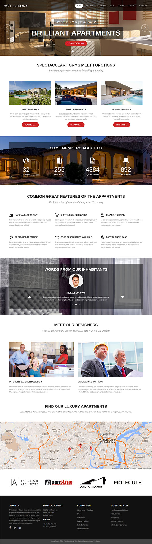 Joomla шаблон HotThemes Luxury