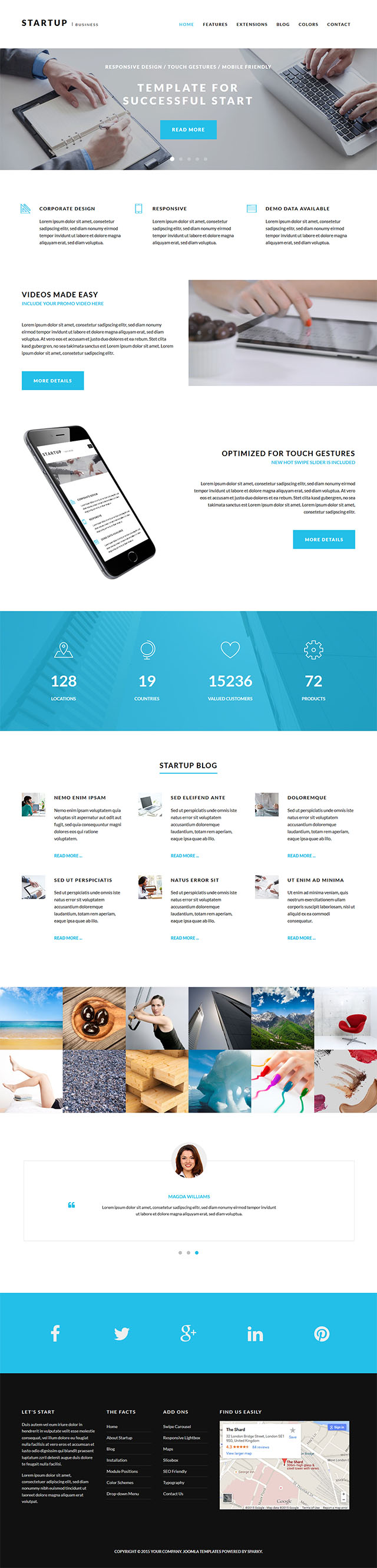 Joomla шаблон HotThemes Startup