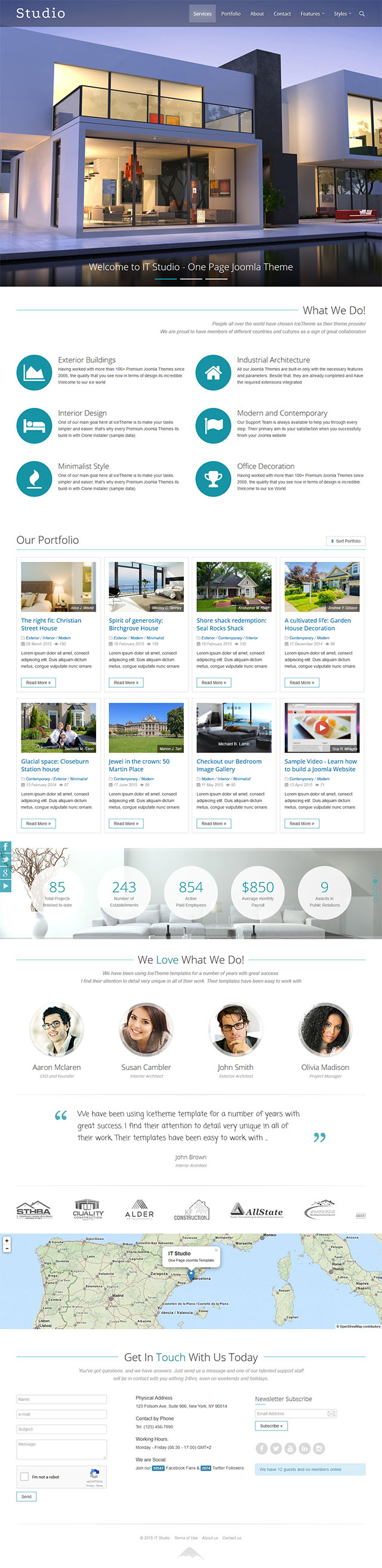 Joomla шаблон IceTheme Studio