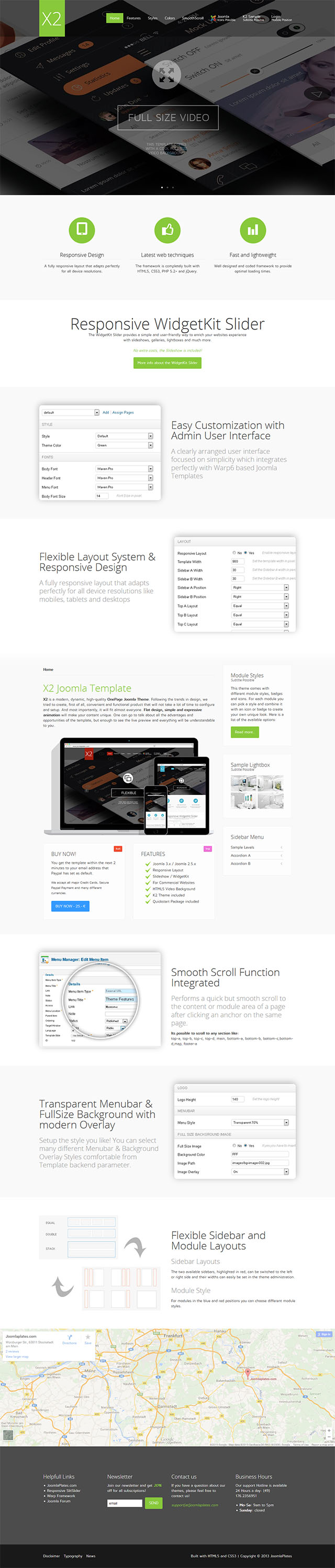Joomla шаблон JoomlaPlates X2