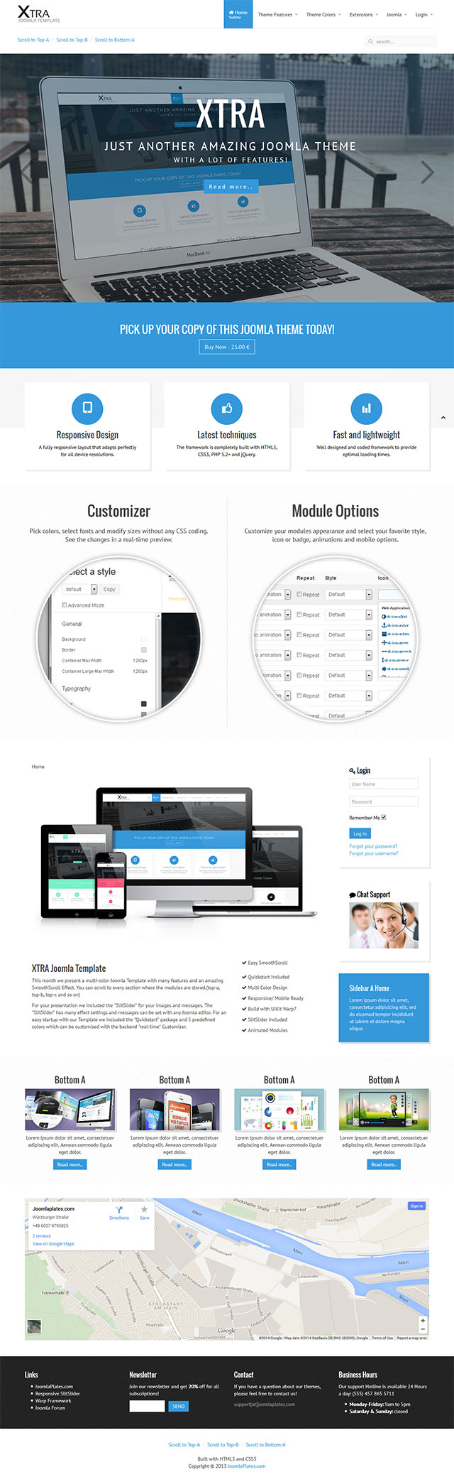 Joomla шаблон JoomlaPlates Xtra