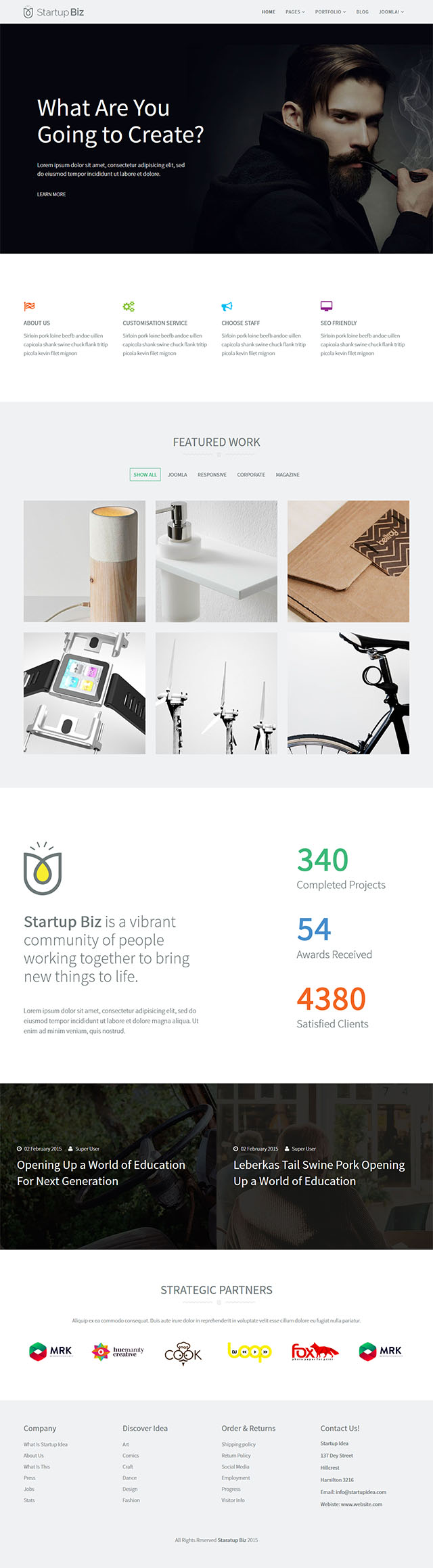 Шаблон JoomShaper Startup Biz Joomla шаблон JoomShaper Startup Biz